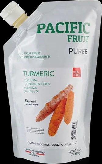 Pouch de puré Pacific Fruit Turmeric