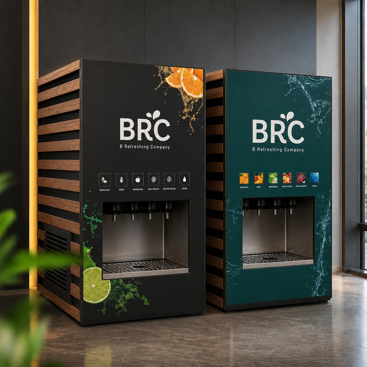 Detalle de un equipo de dispensing BRC